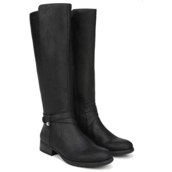 Life Stride Shoes - LifeStride Womens Xtrovert Knee High Boot Black Fall Comfort Boot SZ 8.5